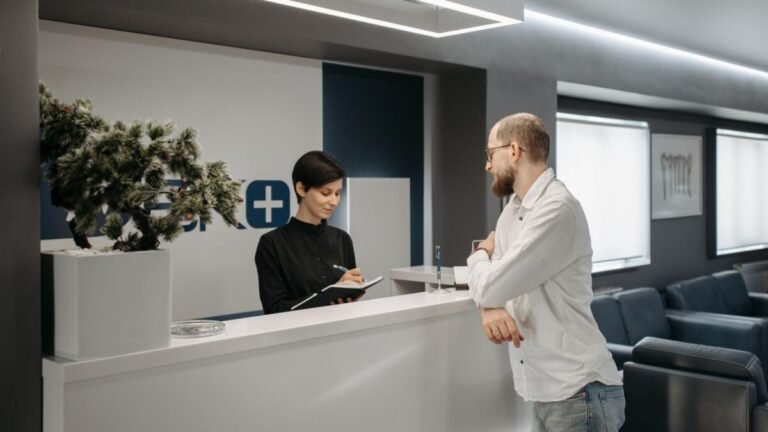 Healthcare practices image for business phone system industry comparison cards.