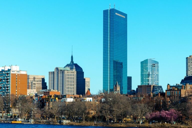 Boston MA-NH skyline for business phone system providers in the Boston metro area.